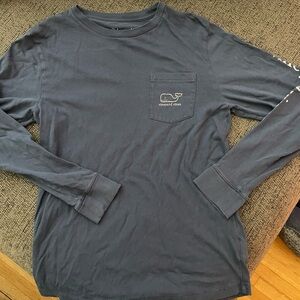 Vineyard Vines Blue Long Sleeve Tee